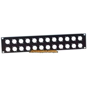 Adam Hall U Rackblende f. 24xXLR D universal 2 HE