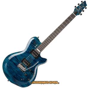 Godin LGXT SA Flamed AA Transblue inkl. Gig Bag