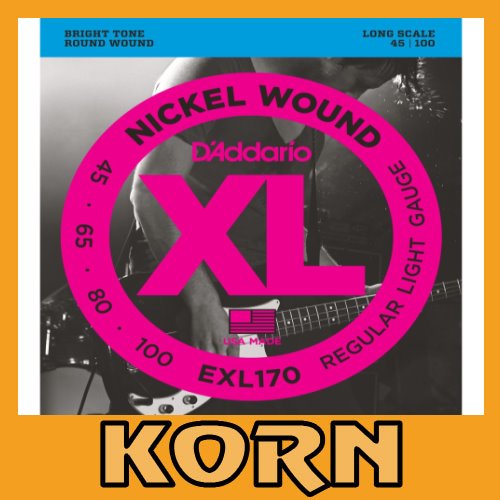 Daddario EXL170 Bassaiten 045-100