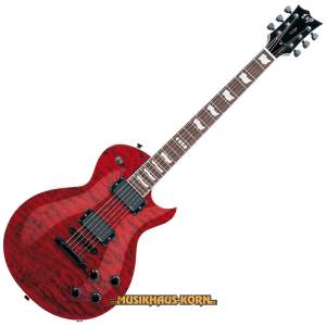 ESP Eclipse II QM See Thru Black Cherry inkl. Koffer