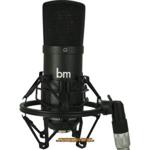 bm-microphones SBM1 schwarz Großmembran Kondensator Mikrofon