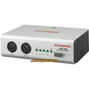 Phonic MIDIHUB - MIDI - USB Interface