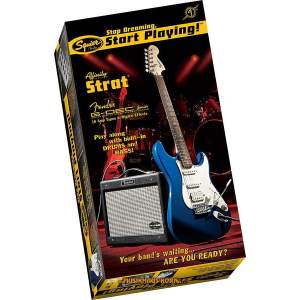 Fender Squier Affinity Strat Metallic Blue + G-Dec Amp