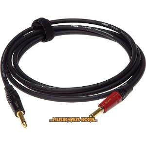 Klotz Klinke Instrumentenkabel Titanium GOLD 6 m Silent