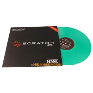 Rane Serato Scratch Live Vinyl Control Record Transp Green ltd