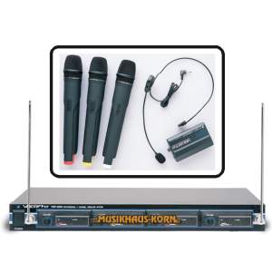 VocoPro VHF-4800 4-Channel Wireless Mic System