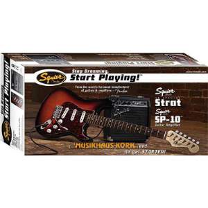 Fender Squier SE Special Strat BLK + Squier SP-10