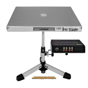 Luke Drei-Ständer für Laptop White Edition