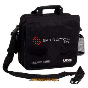 UDG Courier Bag Deluxe black Serato Logo U9470S