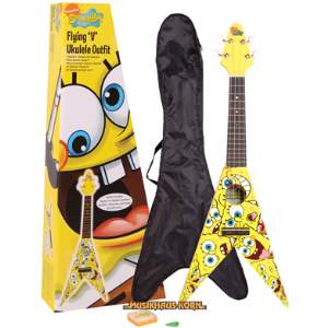 SPONGEBOB Ukulele Flying V Design
