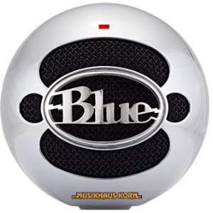 Blue Snowball Bundle Brushed Aluminium