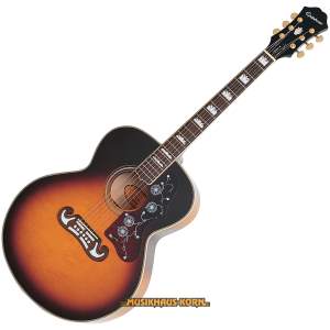 Epiphone EJ-200 VSB Gold HW