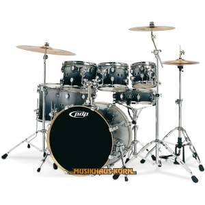 PDP by DW Drum-Set X7 Silver to Black Sparkle Fade