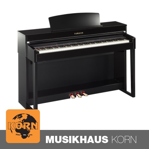 Yamaha CLP-470 PE Schwarz Hochglanz