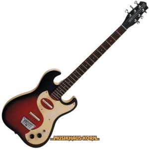 Danelectro Dano 63 Baritone E-Gitarre Redburst