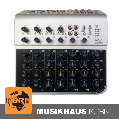 Alpha Audio 8-Kanal USB Mixer | Neu