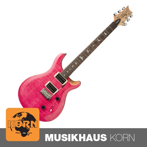 PRS SE Custom 24 Bonnie Pink Natural Back E-Gitarre inkl. Gigbag