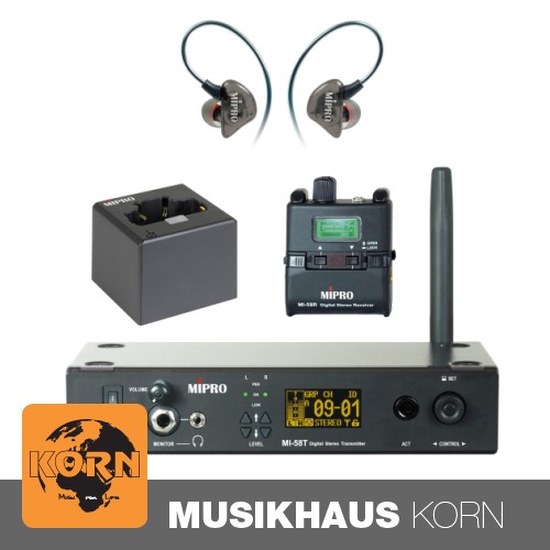 Mipro MI-58RT Set 5,8 GHz In-Ear Monitoring-Set