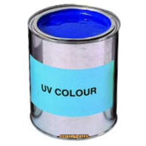UV-aktive Leuchtfarbe, blau 100ml