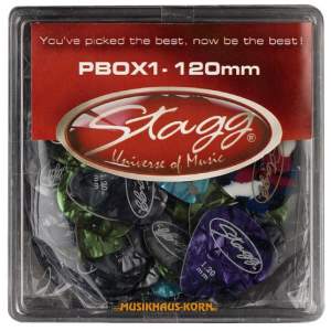 STAGG 100 Standard-Plectren 1.20mm