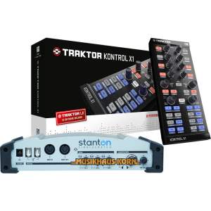 Stanton Final Scratch Open Soundkarte plus Native Instruments Traktor Kontrol X1