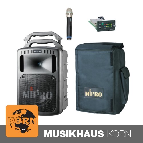 Mipro MA 708 D + Mikro + Empfänger + Schutzhülle SET
