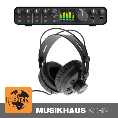 MOTU M6 Audio Interface + DK-880 Studiokiopfhörer