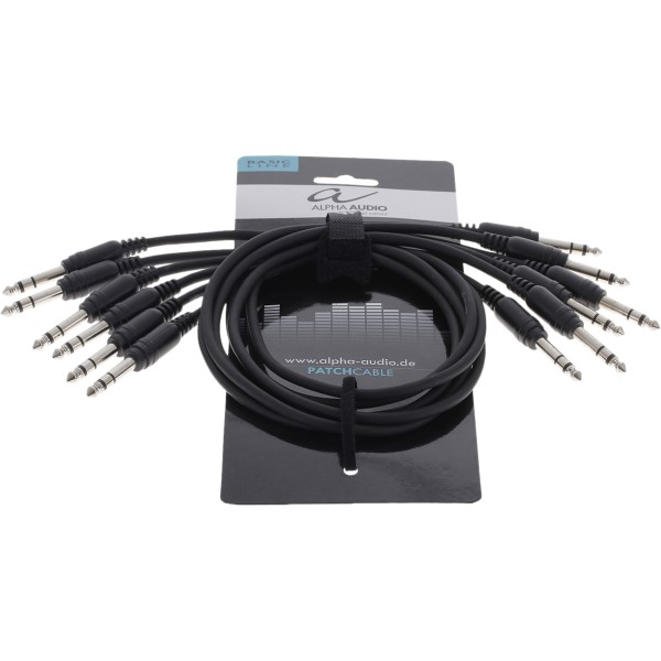 Alpha Audio Patchkabel 06 m 63 mm Stereoklinke - 6er Pack Neu 3290₽