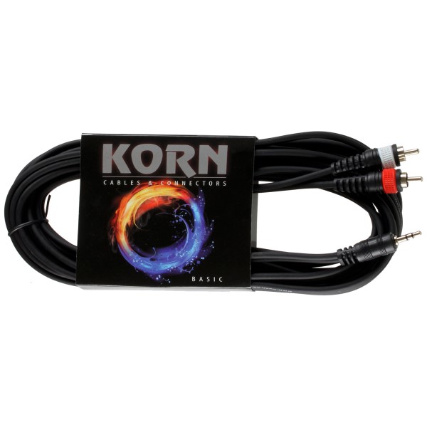 KORN Kabel ECO Adapterkabel 2x Cinch 1x Miniklinke st 3 m Neu 1890₽