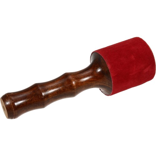 Klangschalen-Schlgel Leder 23x7 cm rot Neu 5090₽