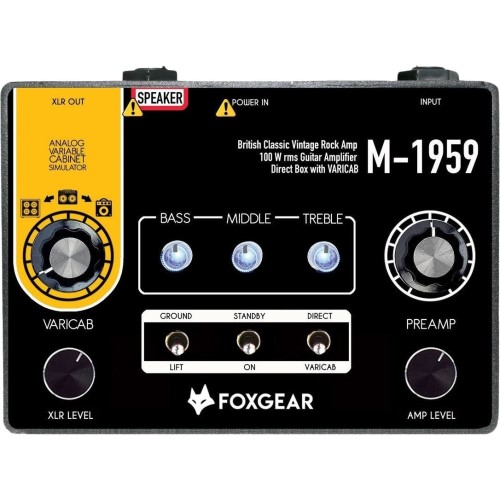 Foxgear M-1959 Mini Amp British Classic Rock | Neu