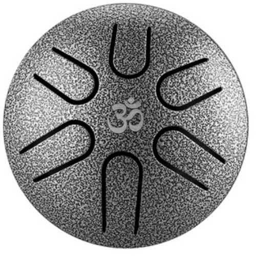 U-Turn TD6-3-SI Silver A-Dur Pentatonik Mini Tongue Drum inkl. Zubehör | Neu