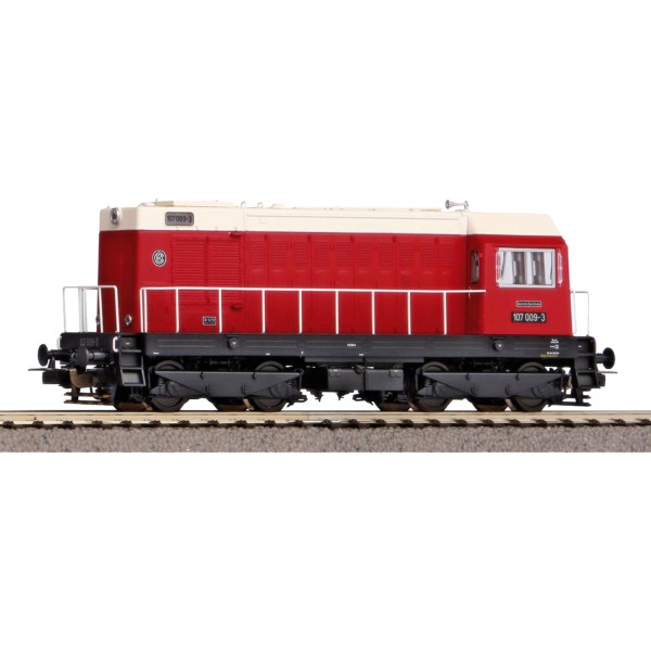 Piko 55910 Diesellok Br 107, Dr, Ep. Iv (Inkl. Sound + Digitalkupplung) H0 + Neu-image