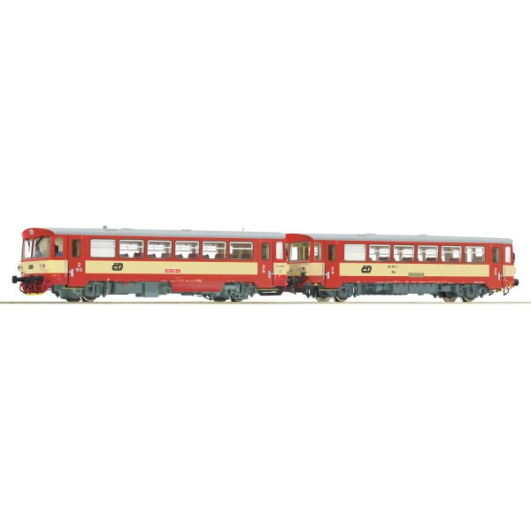Roco 70376 Dieseltriebwagen 810 458-0 mit Beiwagen, CD, Ep. V H0 +
